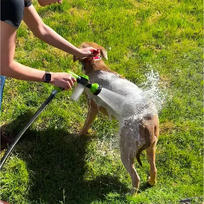 FurBond AquaPaw Pro™ — 8-in-1 Dog Bath Shower Sprayer with Built-In Soap Dispenser