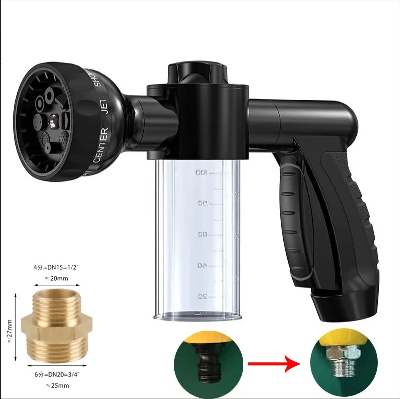 FurBond AquaPaw Pro™ — 8-in-1 Dog Bath Shower Sprayer with Built-In Soap Dispenser