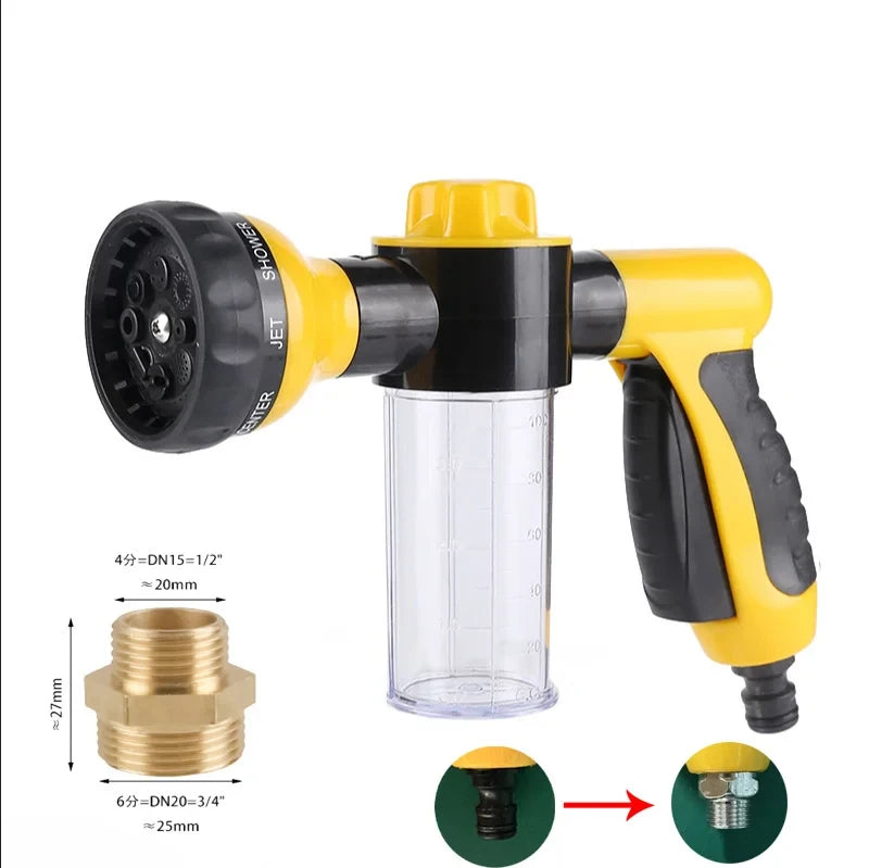FurBond AquaPaw Pro™ — 8-in-1 Dog Bath Shower Sprayer with Built-In Soap Dispenser