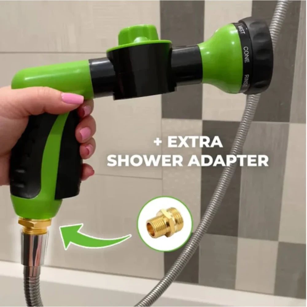 FurBond AquaPaw Pro™ — 8-in-1 Dog Bath Shower Sprayer with Built-In Soap Dispenser